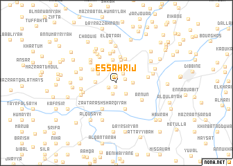 map of Es Sahrîj