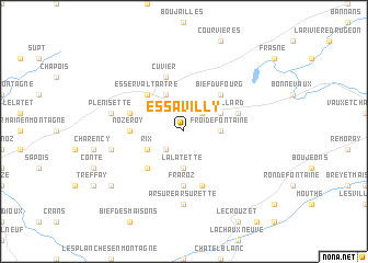 map of Essavilly