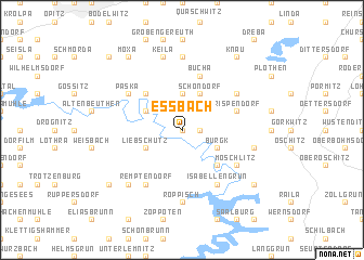 map of Eßbach