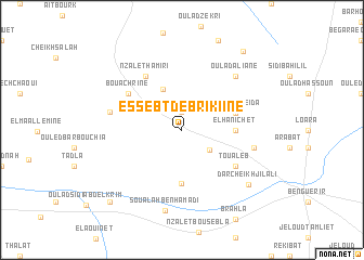 map of Es Sebt de Brikiine