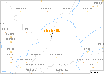 map of Essékou