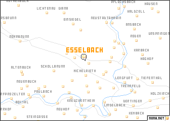 map of Esselbach