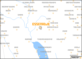 map of Essé Nadjé