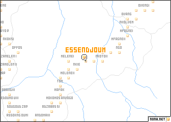 map of Essendjoum