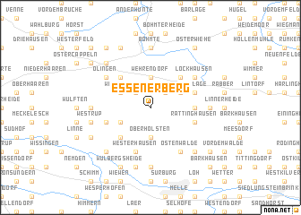 map of Essenerberg