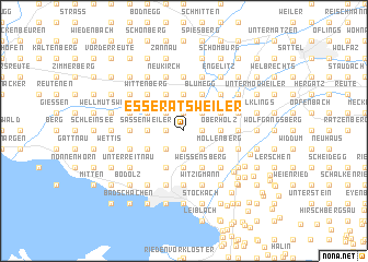 map of Esseratsweiler