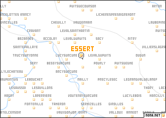 map of Essert