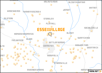 map of Essex Village