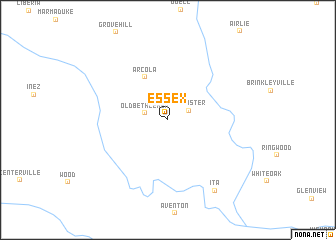 map of Essex