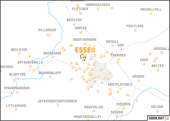 map of Essex