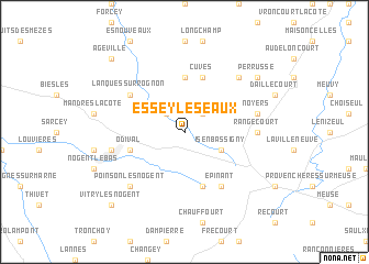 map of Essey-les-Eaux