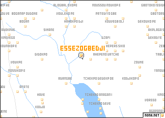 map of Essé Zogbedji