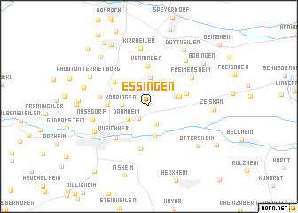 map of Essingen