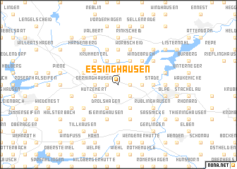 map of Essinghausen