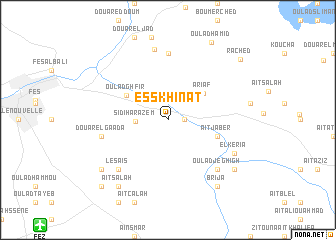 map of Es Skhinat