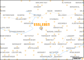 map of Eßleben