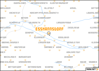 map of Eßmannsdorf