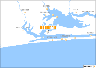 map of Essonam