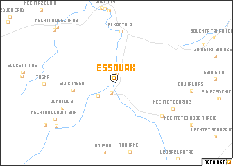 map of Es Souak