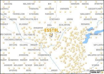 map of Eßtal