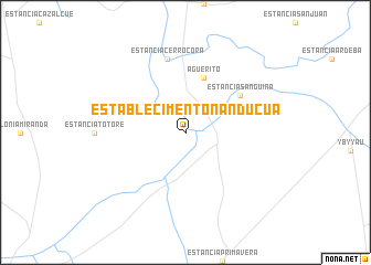 map of Establecimento Ñanducuá