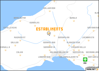 map of Establiments