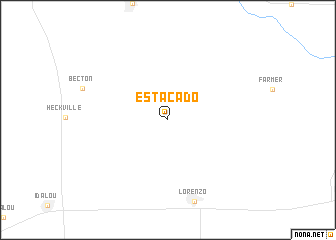 map of Estacado