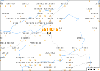 map of Estacas