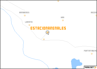 map of Estación Arenales