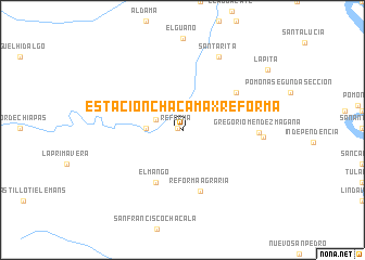 map of Estación Chacamax Reforma