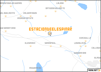 map of Estación de El Espinar
