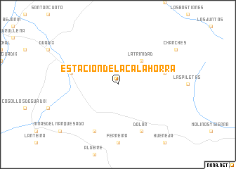 map of Estación de Lacalahorra