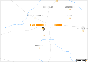 map of Estación del Soldado