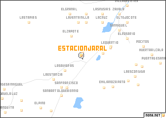 map of Estación Jaral