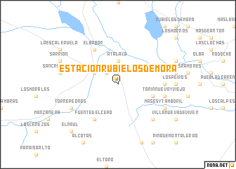 map of Estación Rubielos de Mora