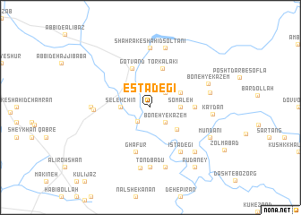 map of Estādegī
