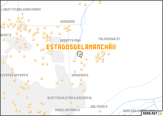 map of Estados de La Mancha II