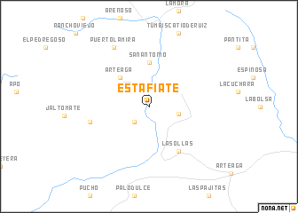 map of Estafiate