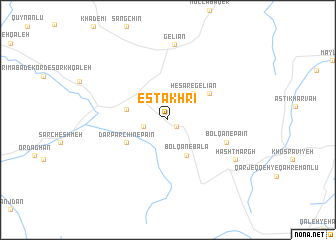 map of Esţakhrī