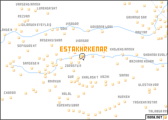 map of Estakhr Kenār