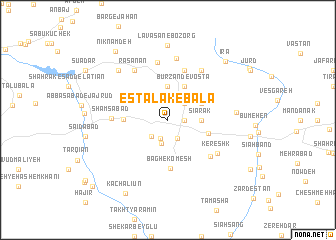 map of Eşţalak-e Bālā