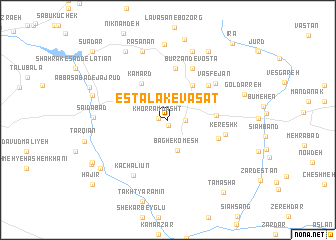 map of Eşţalak-e Vasaţ