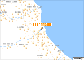 map of Estanadeh