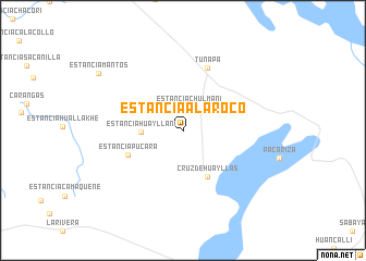 map of Estancia Alaroco
