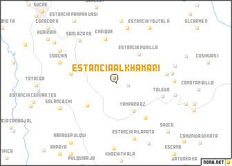 map of Estancia Alkhamari