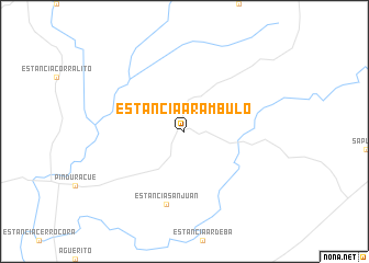 map of Estancia Arámbulo