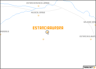 map of Estancia Aurora