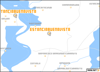 map of Estancia Buena Vista