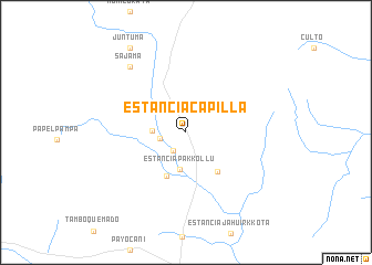 map of Estancia Capilla