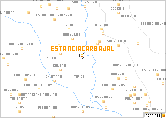 map of Estancia Carbajal